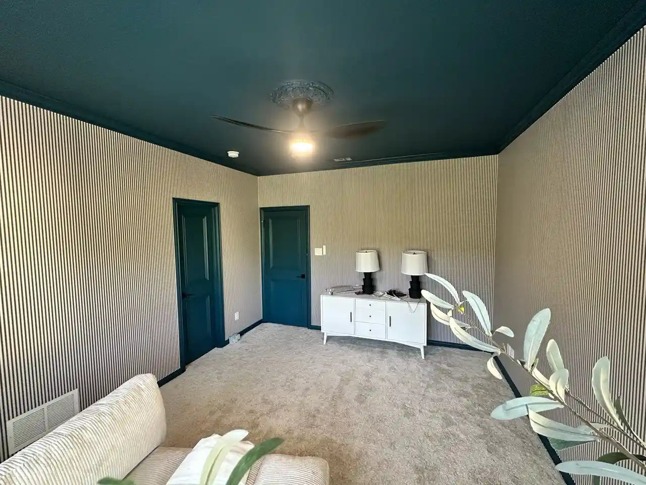 Residential wallpaper installation